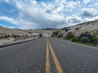 Straight Road in Utah's Head of the Rocks