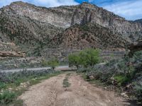 A Straight Road in Utah: Embracing the Mountain Landscape on a Clear Day