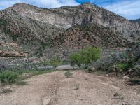 A Straight Road in Utah: Embracing the Mountain Landscape on a Clear Day