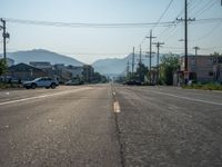 Straight Road to Warehouse in Salt Lake City, Utah