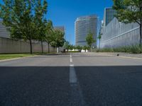 Straight Road in Zaragoza, Spain