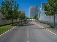 Straight Road in Zaragoza, Spain