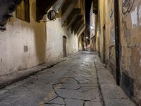 Straight Road in Tuscany: Night Lights