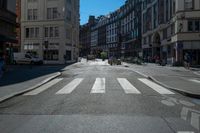 Strasbourg City Road: Crosswalk View