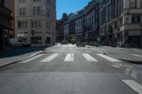 Strasbourg City Road: Crosswalk View