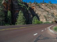 Stunning Road in Zion National Park, Utah