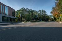 Suburban Architecture: Tints and Shades Under a Clear Sky