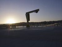 Suburban City at Dawn in the USA