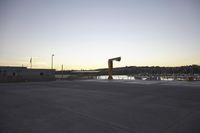 Suburban Harbor Boardwalk at Dawn 001