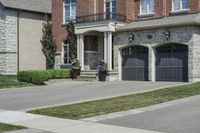 Suburban Home with Clear Sky and Tree