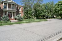 Suburban Home on a Residential Road in Toronto, Canada