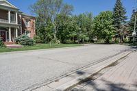 Suburban Home on a Residential Road in Toronto, Canada