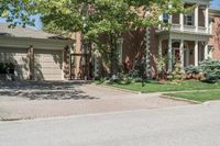 Suburban Home on a Residential Road in Toronto, Canada