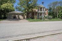 Suburban Home on a Residential Road in Toronto, Canada