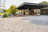 Suburban House in Thailand with Clear Sky