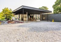 Suburban House in Thailand with Clear Sky