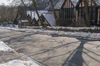 Suburban House in Toronto, Canada - Winter Scene 002