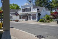 Suburban Neighborhood: A Daytime View Under a Clear Sky
