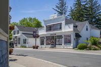 Suburban Neighborhood: A Daytime View Under a Clear Sky