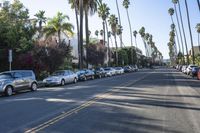 Suburban Neighborhood in Los Angeles, California, USA