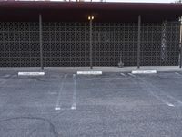 Suburban Parking Lot: Surrounded by Chain Link Fences