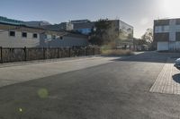 Suburban Residential Area in Toronto: Clear Sky