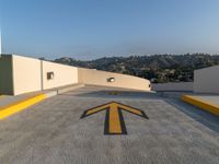 Suburban Road in Los Angeles: Leading to a Parking Lot