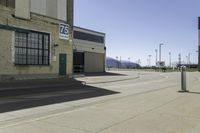 Suburban Street: Low Tire Tracks on Asphalt