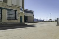 Suburban Street: Low Tire Tracks on Asphalt