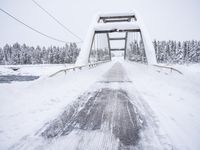 Suburban Sweden Winter Morning Road