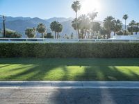 Suburban Villa on Palm Springs Residential Road 001