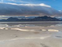 Sun Visible in Salt Lake: Sunny Desert View