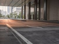 Sunlit Cityscape with Modern Architecture in Shenzhen, China