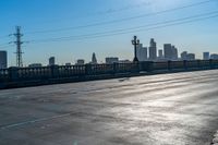 Sunlit Skyscrapers and High Rises in Los Angeles