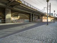 Sunlit Street in Berlin: Urban Design 001