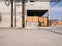 Sunlit Urban Street in Los Angeles
