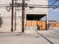 Sunlit Urban Street in Los Angeles