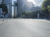 the sun shines brightly on a quiet urban street in san francisco, california, during the day