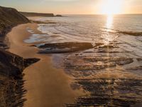 Sunny Beach Day in Portugal, Europe