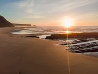 Sunny Beaches of Portugal: A High Position Perspective
