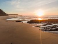 Sunny Beaches of Portugal: A High Position Perspective