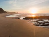 Sunny Beaches of Portugal: A High Position Perspective