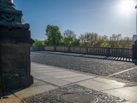 Sunny Berlin: City Bridge and Architecture