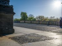 Sunny Berlin: City Bridge and Architecture