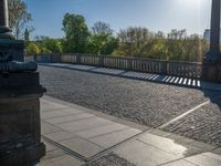 Sunny Berlin: City Bridge and Architecture