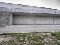 Sunny Berlin: Concrete Bridge and Stadium