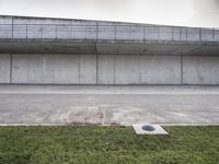 Sunny Berlin: Concrete Bridge and Stadium