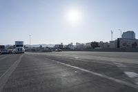 A Sunny Day on the Asphalt Road