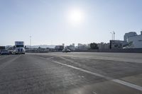 A Sunny Day on the Asphalt Road