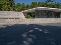 Sunny Day in Barcelona, Spain: Road and Architecture